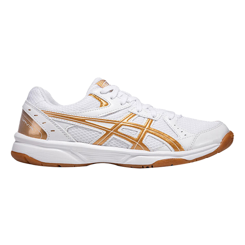 Asics River CS Abrasion Resistant Lightweight Wear resistant And Lightweight Low top Badminton Shoes Unisex White