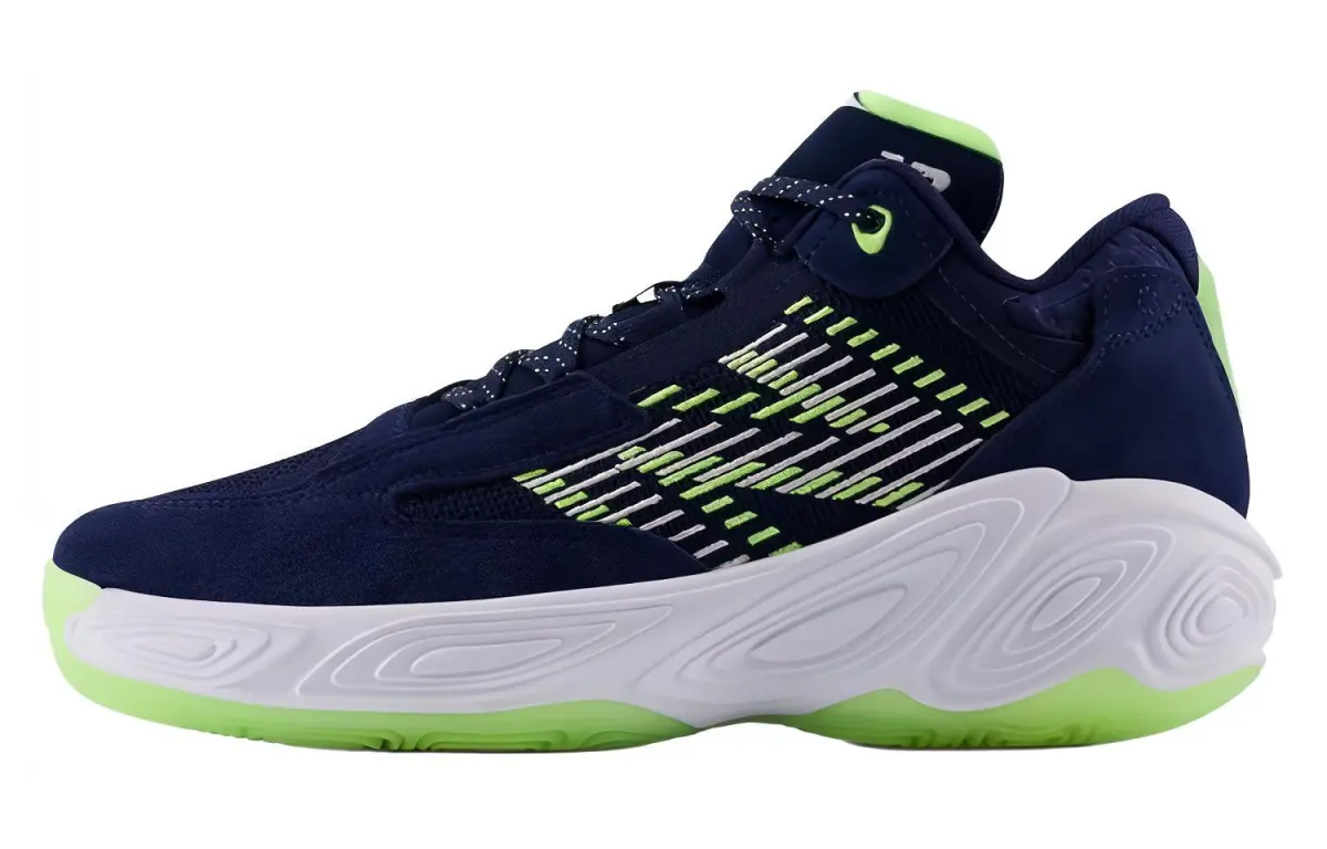 Fresh Foam Bb v2 New Balance 'Navy Bleached Lime Glow'