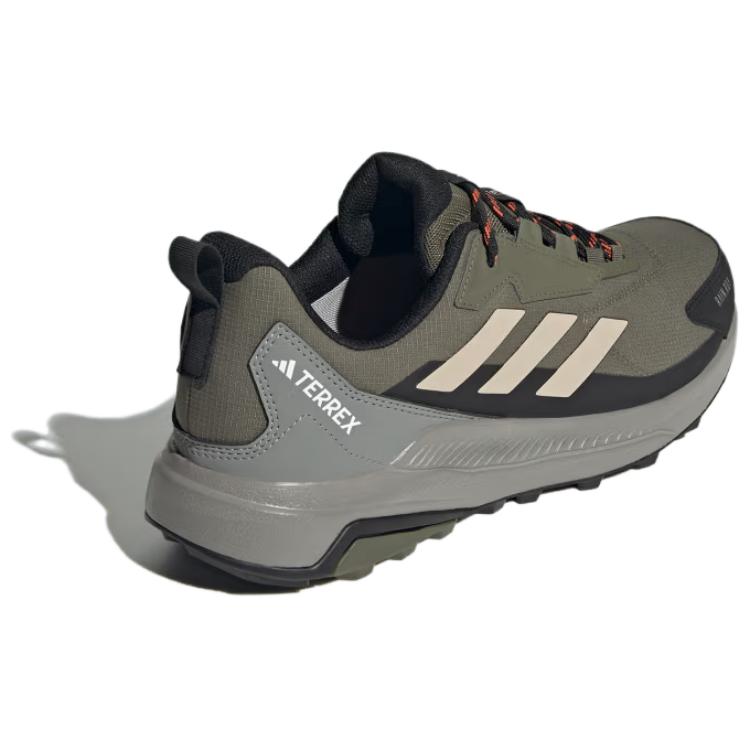 Adidas Terre Slip Resistant, Abrasion Resistant, Waterproof Low top Hiking Shoes Men’s Olive Green