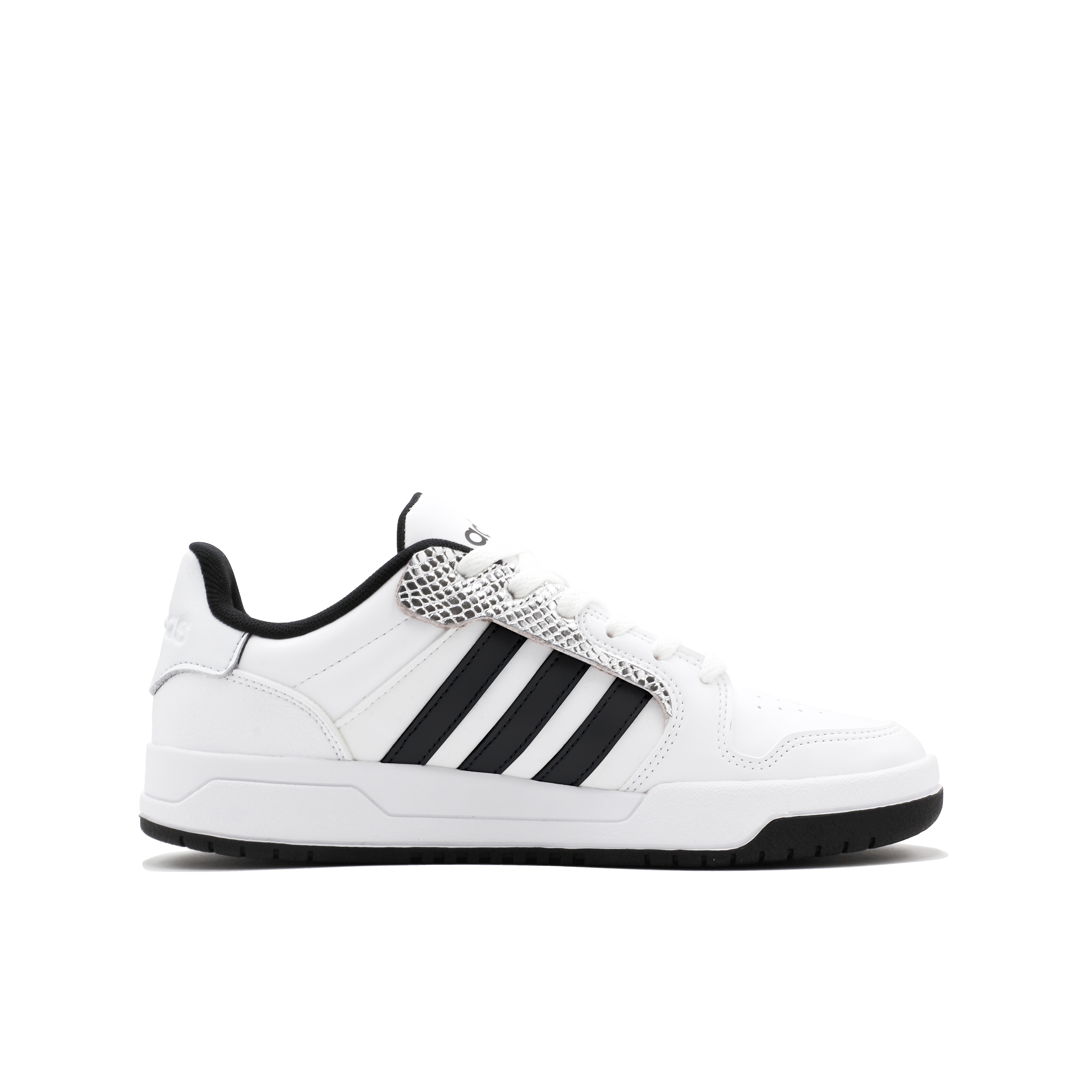 Adidas Neo Entrap Slip Resistant Abrasion Resistant Low top Vintage Basketball Shoes Unisex White