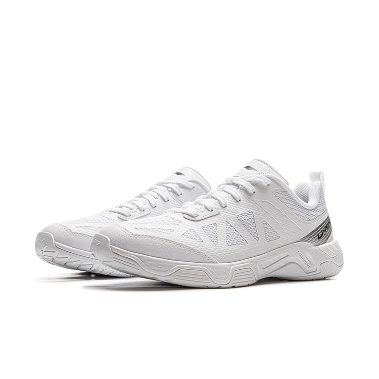 Li Ning Abrasion Resistant Breathable Low top Training Shoes Men’s Standard White