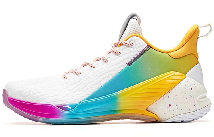 Anta KT4 KT Performance Basketball Shoes Men’s Yellow Blue Purple