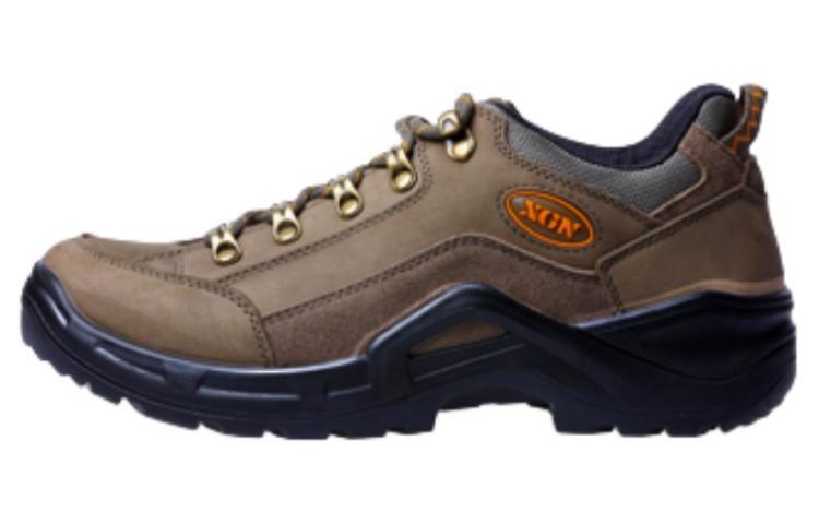 XGN Slip Resistant, Abrasion Resistant, Waterproof, And Breathable Low top Hiking Shoes Unisex Brown