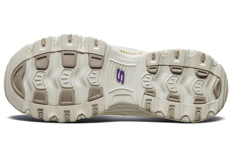 Женские кроссовки Skechers D'LITES 1.0 (/ бежевые) — 自然色/多彩 — фото 5
