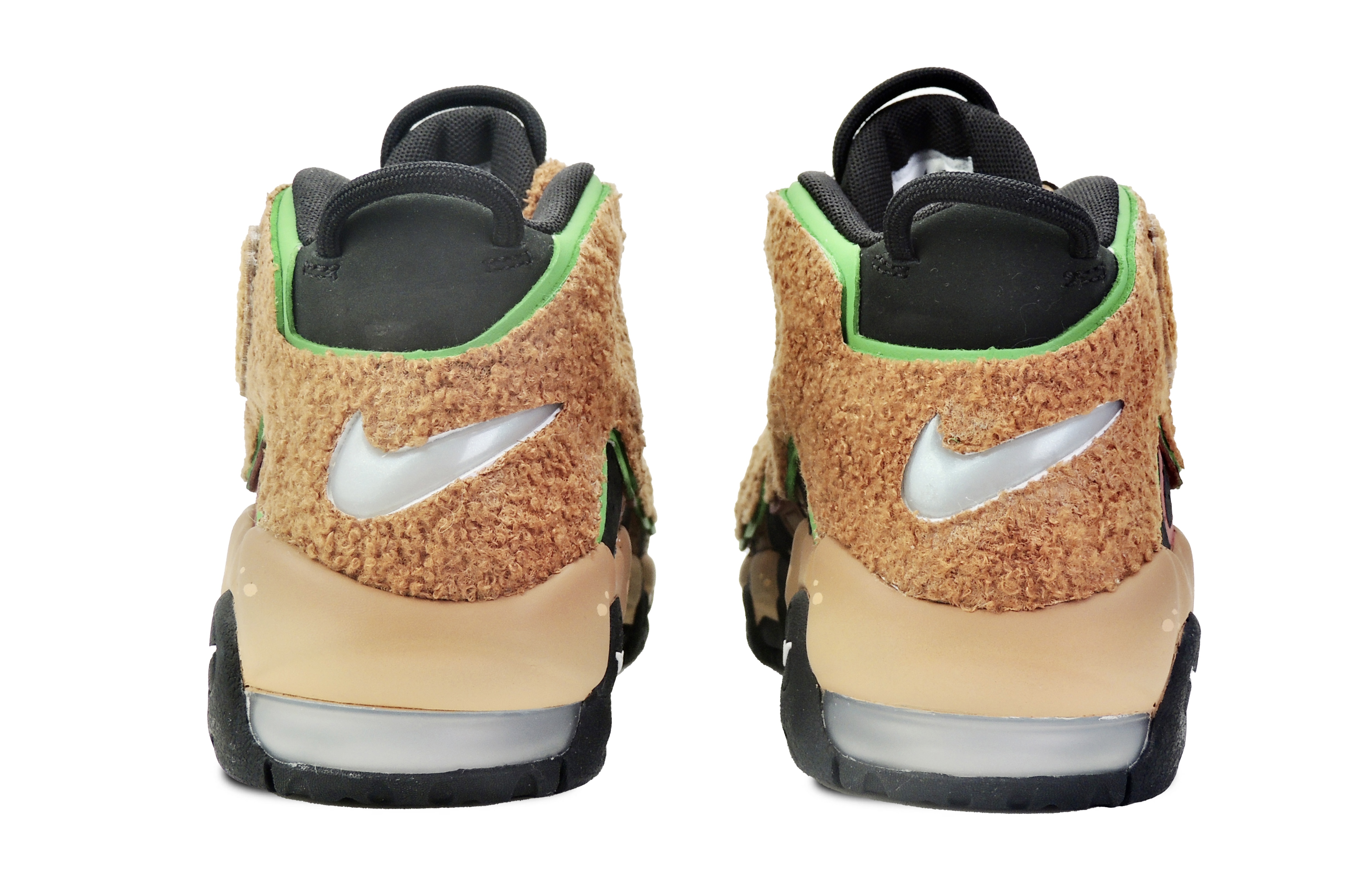 Nike Air More Uptempo Baking Amusement Park Mid top Vintage Basketball Shoes GS Brown