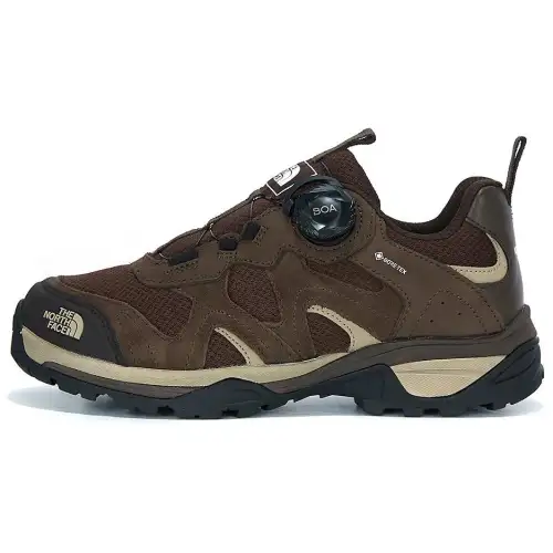 THE NORTH FACE Cushioning Slip Resistant Low top Mountaineering Shoes Men's Brown