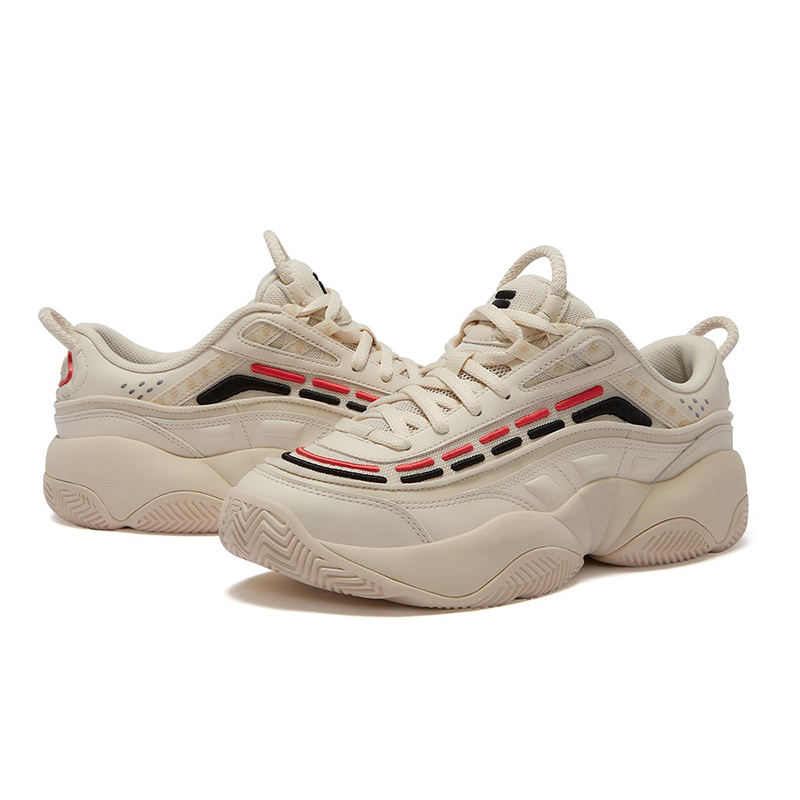 FILA FUSION FIRE Flame Shoes Low top Vintage Basketball Shoes Men’s Brown