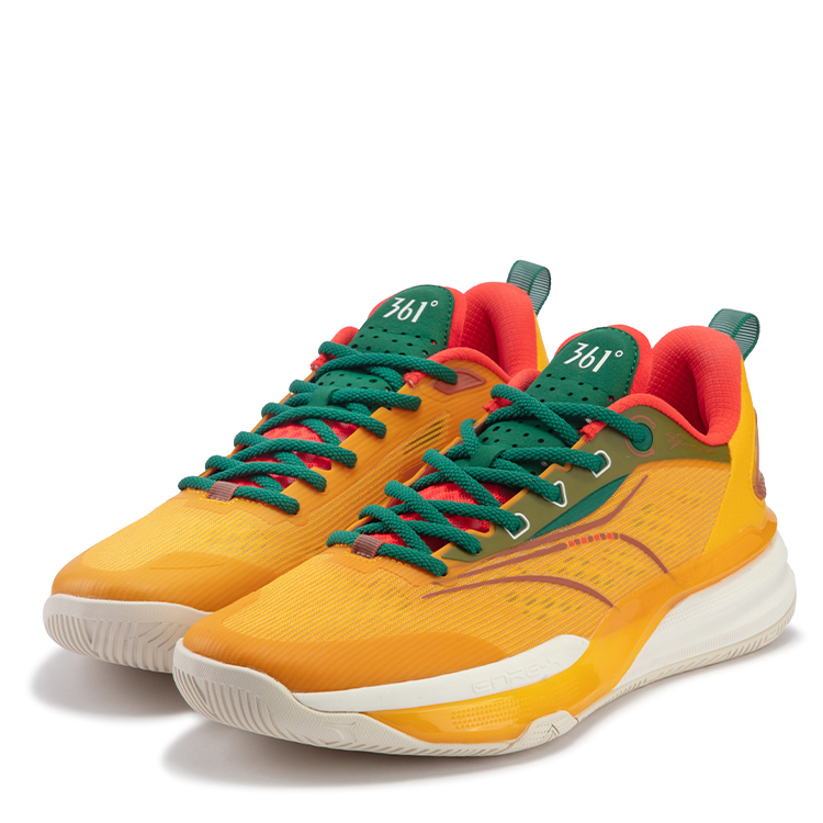 361° DVD 1.5 Basketball Shoes Men’s Low Top Vintage Yellow/Terracotta