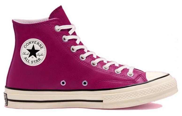 Кеды Converse Chuck 70 Seasonal Color Leather Chuck (фуксия) — 玫红/白 — фото 2