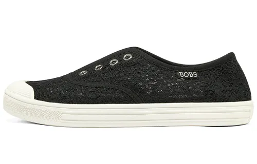 Skechers BOBS B COOL Athleisure Low top Canvas Shoes Women's Black