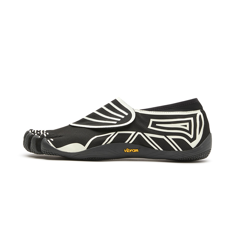 Vibram Five Fingers Shoes Coverage Lightweight Quick Dry Low top Training Shoes Men’s Black