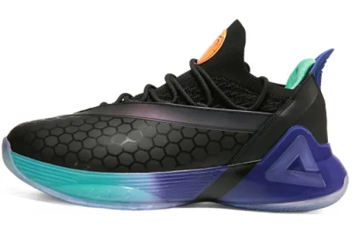 PEAK Parker Seven Taichi Technology Cushioning Slip Resistant Abrasion Resistant Mid top Performance Basketball Shoes