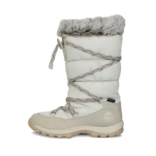 Timberland Chillberg Knee High Snow Boots Women's Gray White