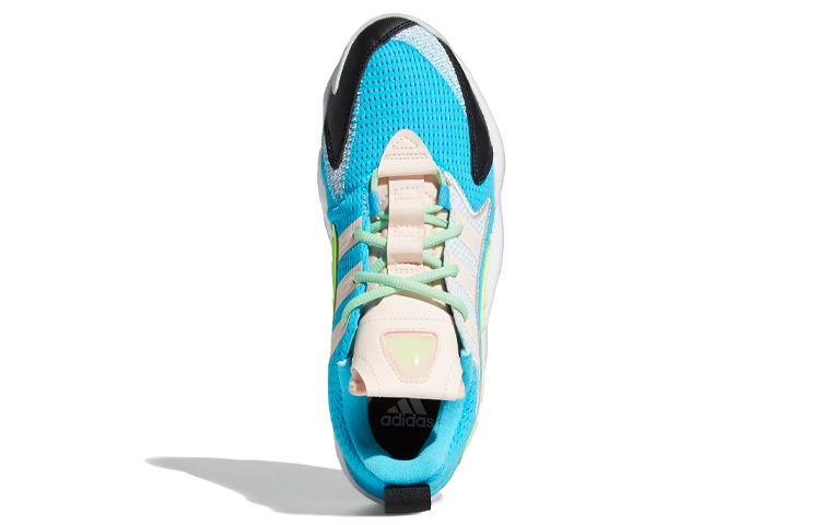 Мужские кроссовки adidas originals Crazy BYW 2.0 (сине-зелено-белые) — Синий / зелёный / белый — фото 5