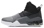 Li Ning Vintage Basketball Shoes Unisex High Top Gray/Black