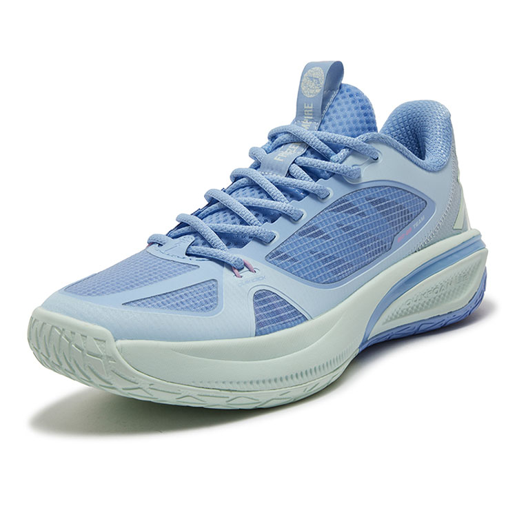 361° Cushioning Anti Slip And Wear Resistant Support Rebound Low Top Basketball Shoes Men’s Foam Teal