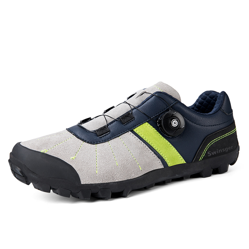 Swinsger Charm Fashion Cow Suede Cushioning Low top Mountaineering Shoes Men’s