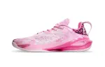 Li Ning Speed 11 Cushioning Slip Resistant Low top Basketball Shoes Men's Pink