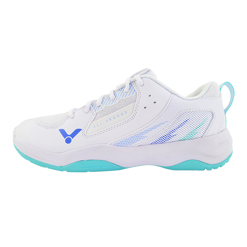 VICTOR Slip Resistant Abrasion Resistant Slip Resistant Abrasion Resistant Low top Badminton Shoes Unisex White Green