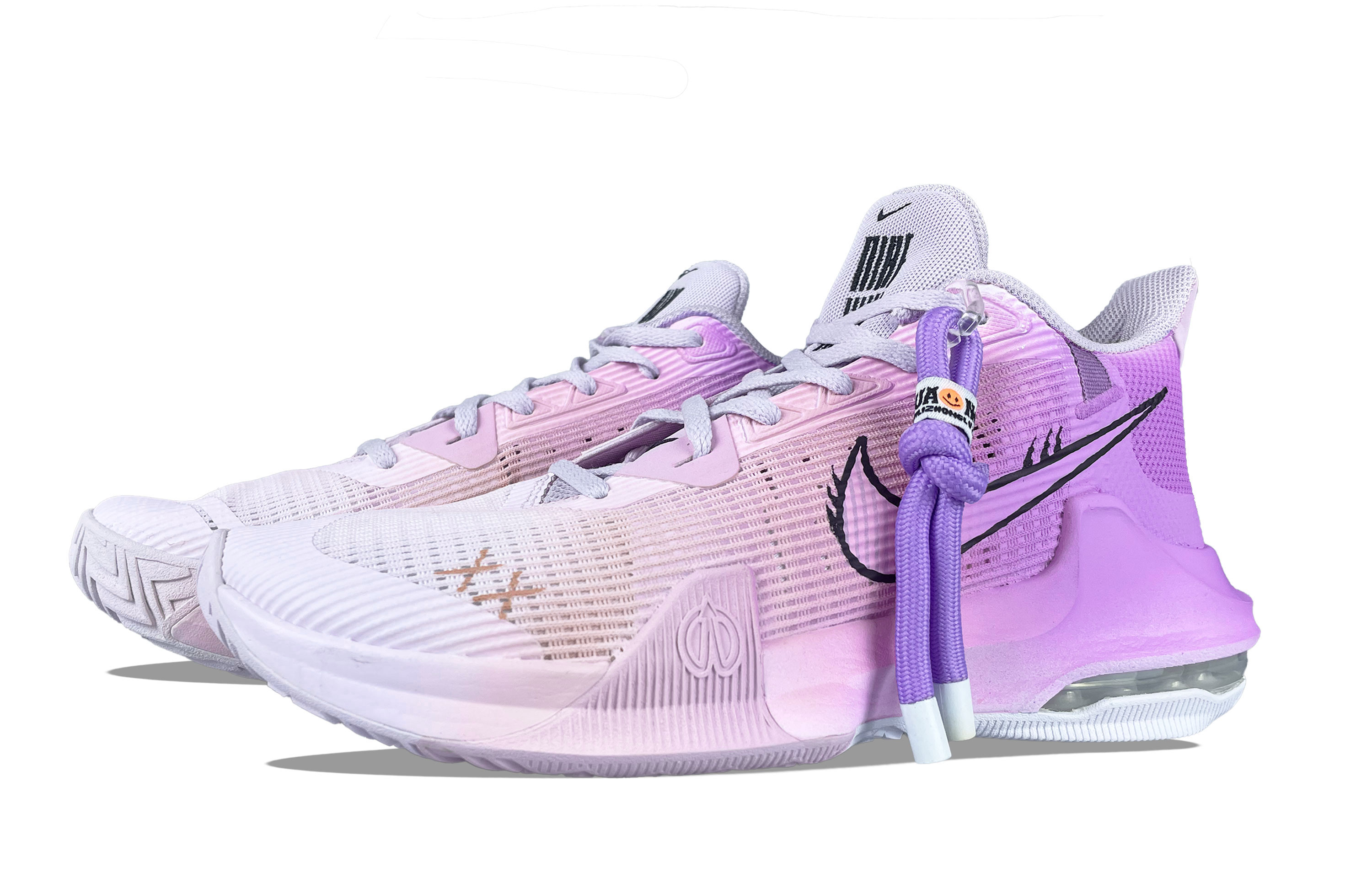 Nike Air Max Impact 3 Cushioning, Wear Resistant Low top Basketball Shoes Unisex Purple