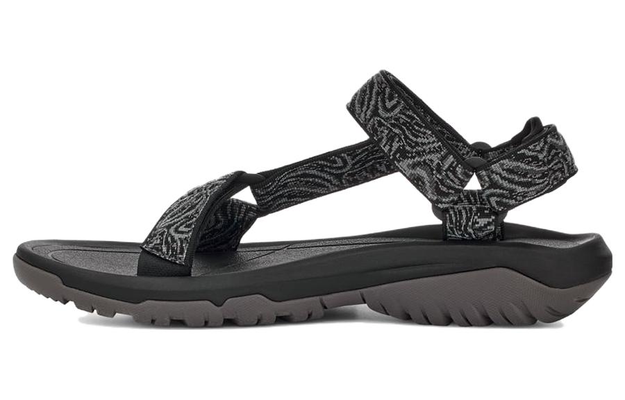 Teva Taiwa Hurricane XLT2 comfortable and wear-resistant beach sandals for men, black and gray