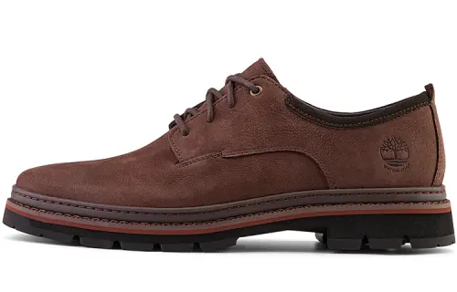 Timberland Leather Casual Leather Shoes Men's Dark Brown