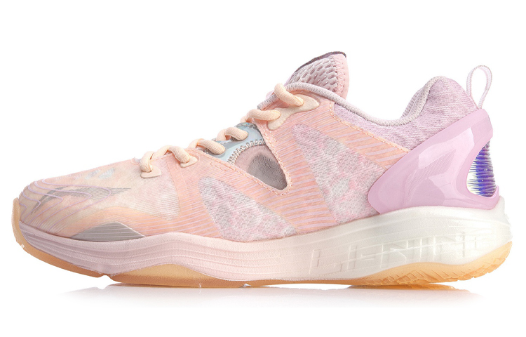 Li Ning Comfortable Cushioning Slip Resistant Abrasion Resistant Breathable Support Rebound Low top Badminton Shoes