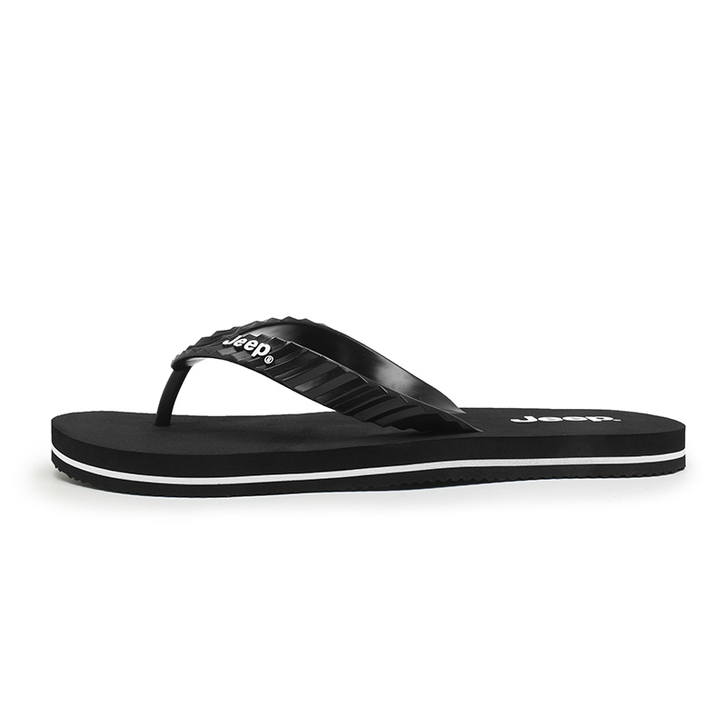 Мужские шлепанцы Jeep Beach Slippers (черные)