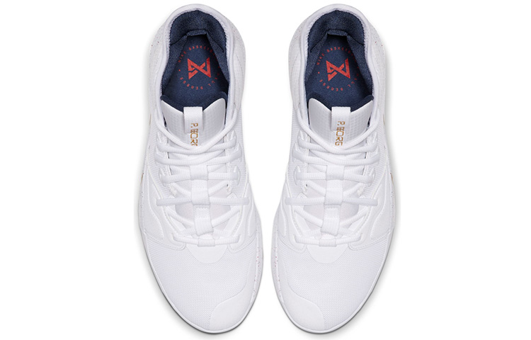 Мужские кроссовки Nike PG 3 (белые) — фото 3