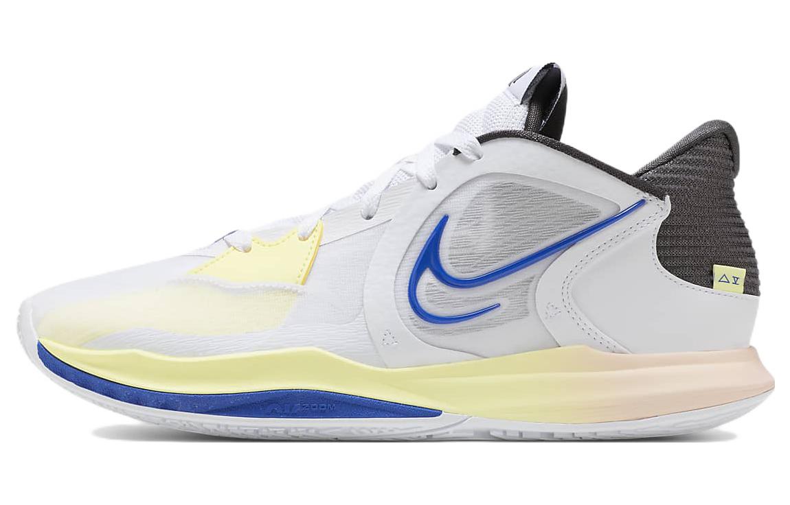 Nike Kyrie Low 5 EP \"Bounce\" Kyrie 5 round toe comfortable low-top Air Zoom/Cushlon practical basketball shoes for men and women same style white blue yellow domestic version