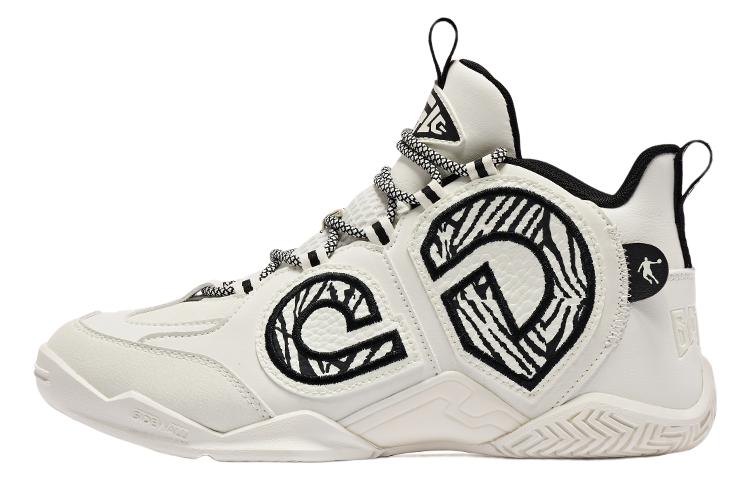 QIAODAN Textile, Artificial Leather Slip Resistant, Abrasion Resistant, Rebound Mid top Basketball Shoes Women’s