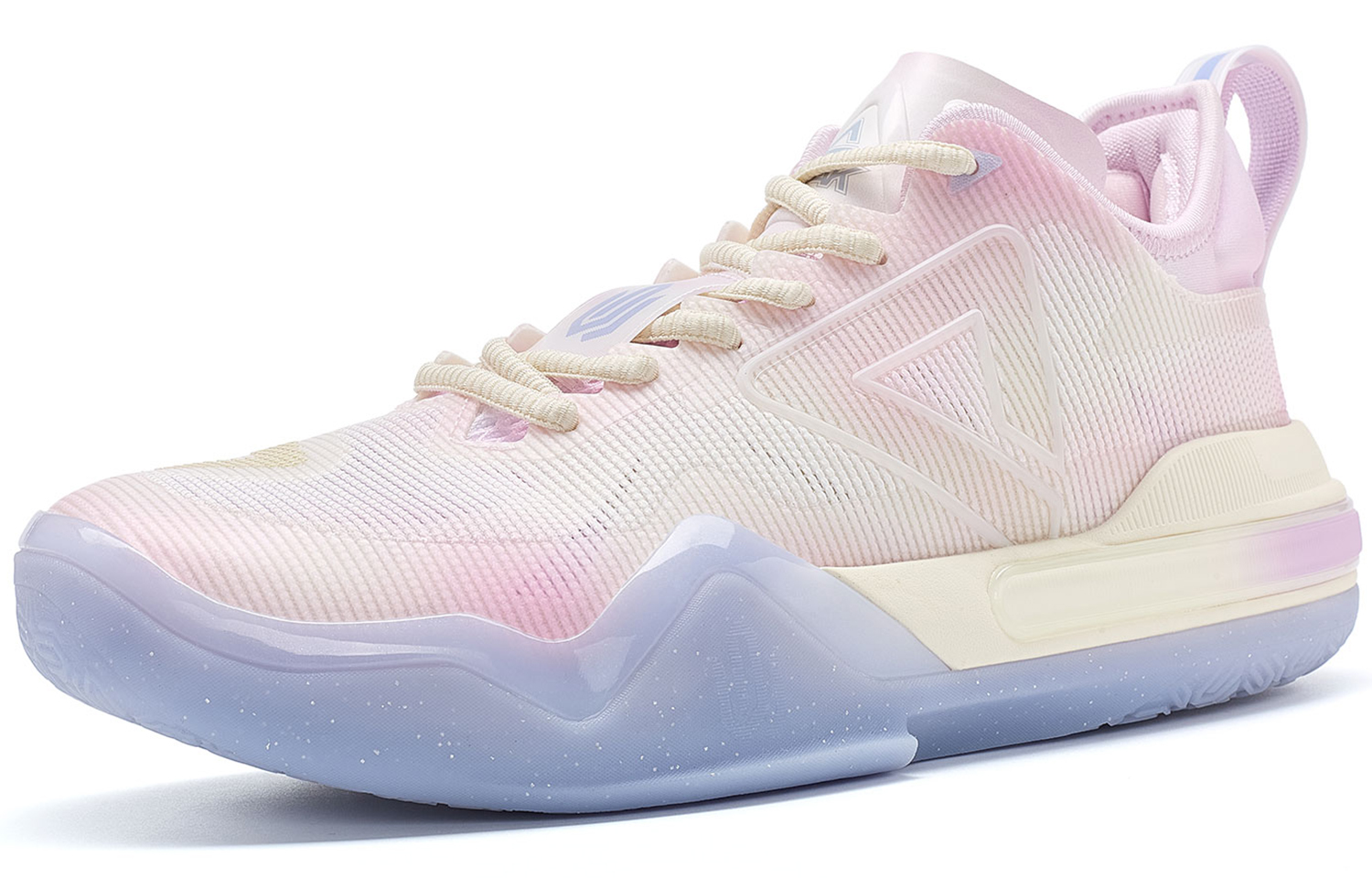 PEAK Andrew Wiggins AW1 Integrated Version Taichi Mid top Performance Basketball Shoes Women’s Camellia Pink
