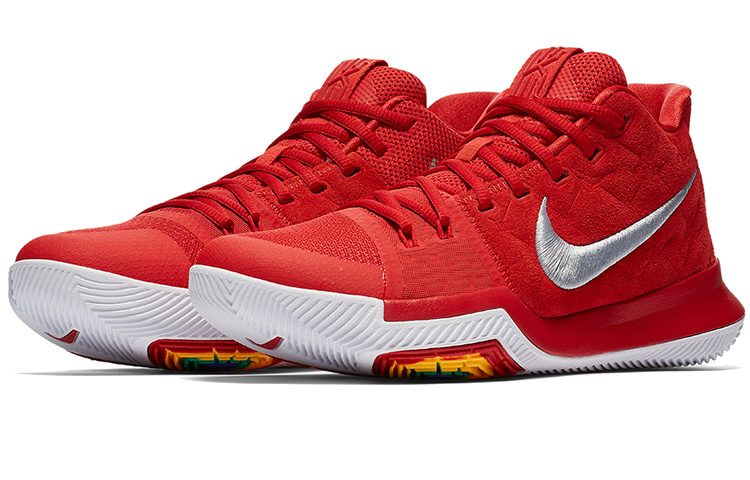 Мужские кроссовки Nike Kyrie 3 (красный) — фото 3