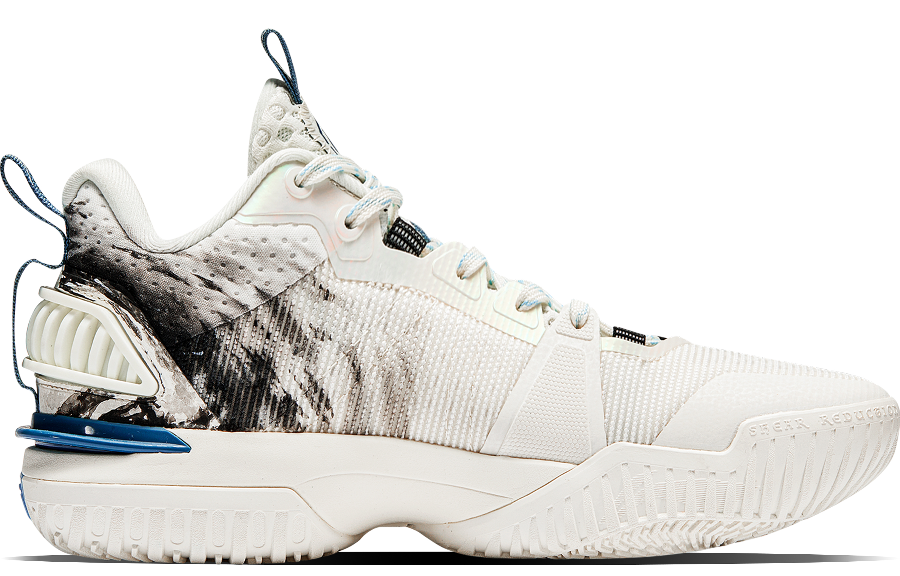 Li Ning Storm 2024 Hand Drawn, Trendy, Distressed, Textured Cushioning Breathable Lightweight