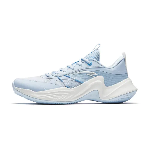 Anta Anta Heat Wave Ice Crystal Cement Busters Low Top Basketball Shoes Men's Moonlight Ice Blue