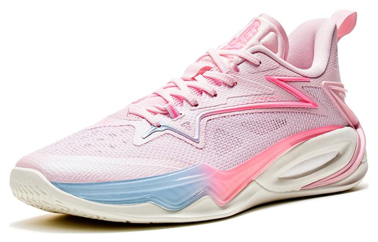 XTEP Light Attack 2 Low top Basketball Shoes Men’s Pink Blue
