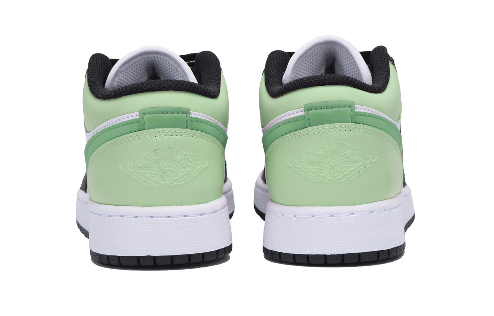Jordan Air Jordan 1 Low top Vintage Basketball Shoes Men’s White Green