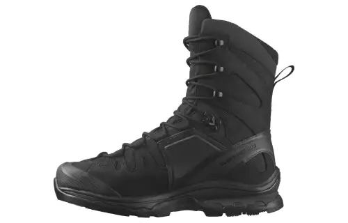 SALOMON Quest 4d Forces 2 Cushioning Abrasion Resistant Cushioning, Wear Resistant High top Hiking Shoes Men's Black