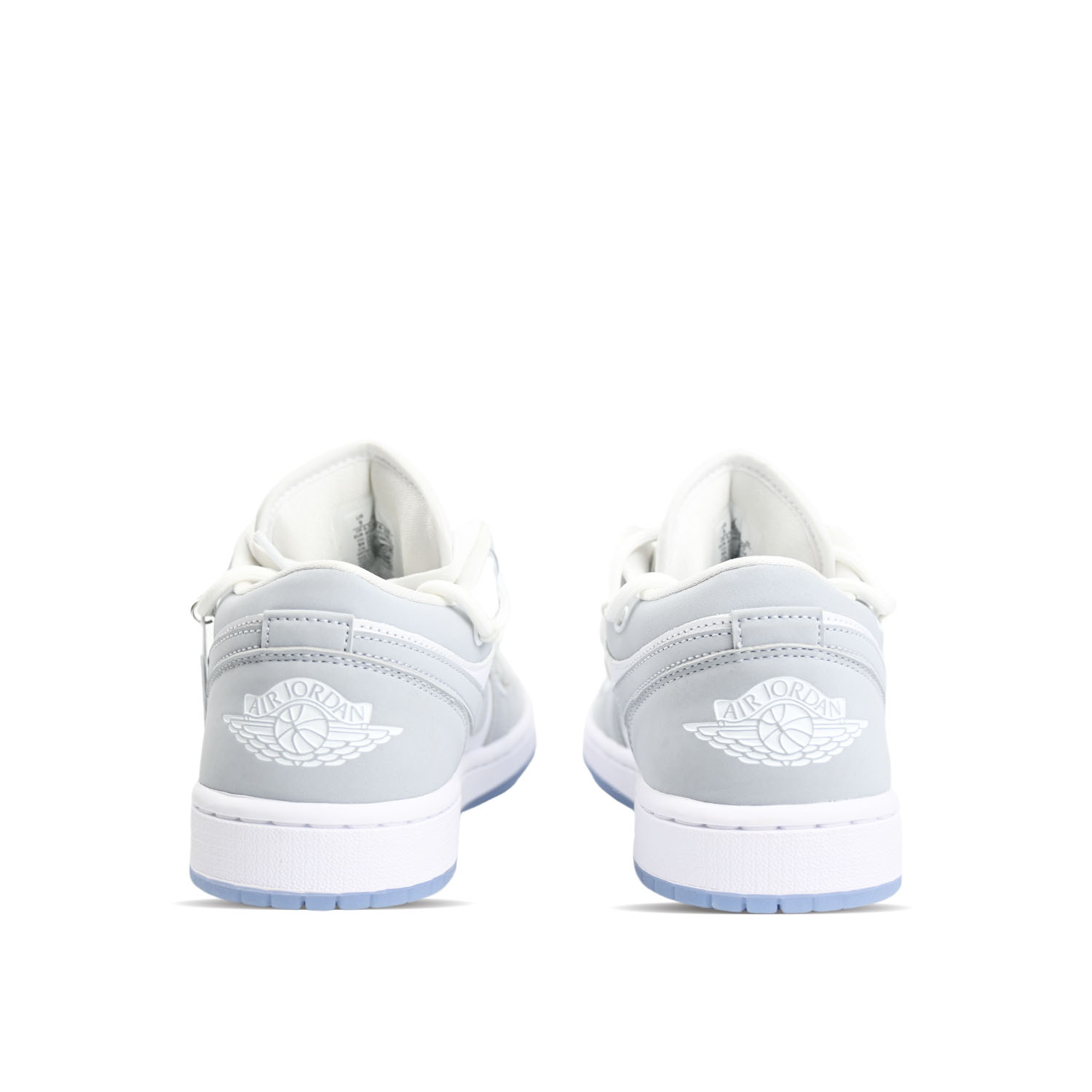 Jordan Air Jordan 1 Numbers Gaming Abrasion Resistant Low top Vintage Basketball Shoes Women’s Gray