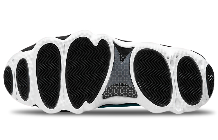 Мужские кроссовки Jordan Pro Strong (черно-белые) — Белый / чёрный / синий — фото 6
