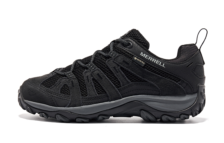 MERRELL Cushioning, Non Slip, And Waterproof Low top Outdoor Shoes Men’s Black