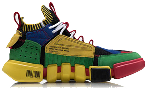 Li Ning Essence ACE Slip Resistant Abrasion Resistant Mid top Vintage Basketball Shoes Men’s Different Colored
