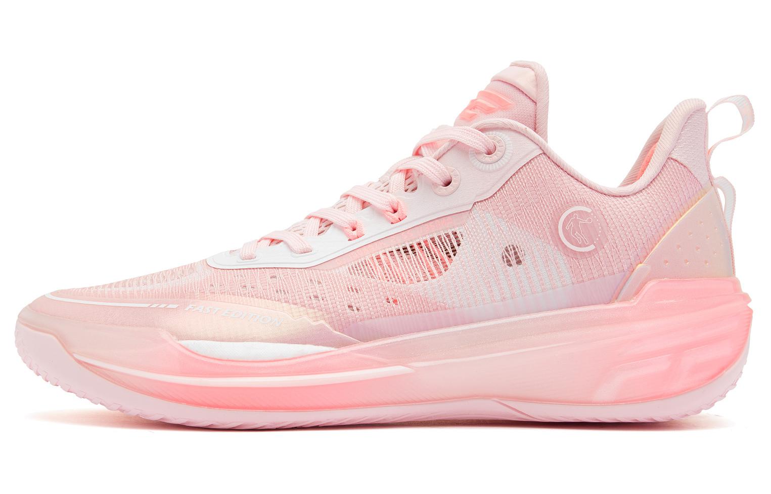 QIAODAN FE2.0 Fresh Look Low top Q KUNGFU TURBO Basketball Shoes Men’s Pink