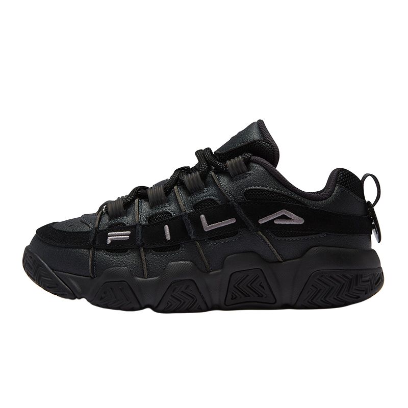 FILA FUSION BUSTER Puffy Shoes Coverage Support Low top Vintage Basketball Shoes Men’s Black