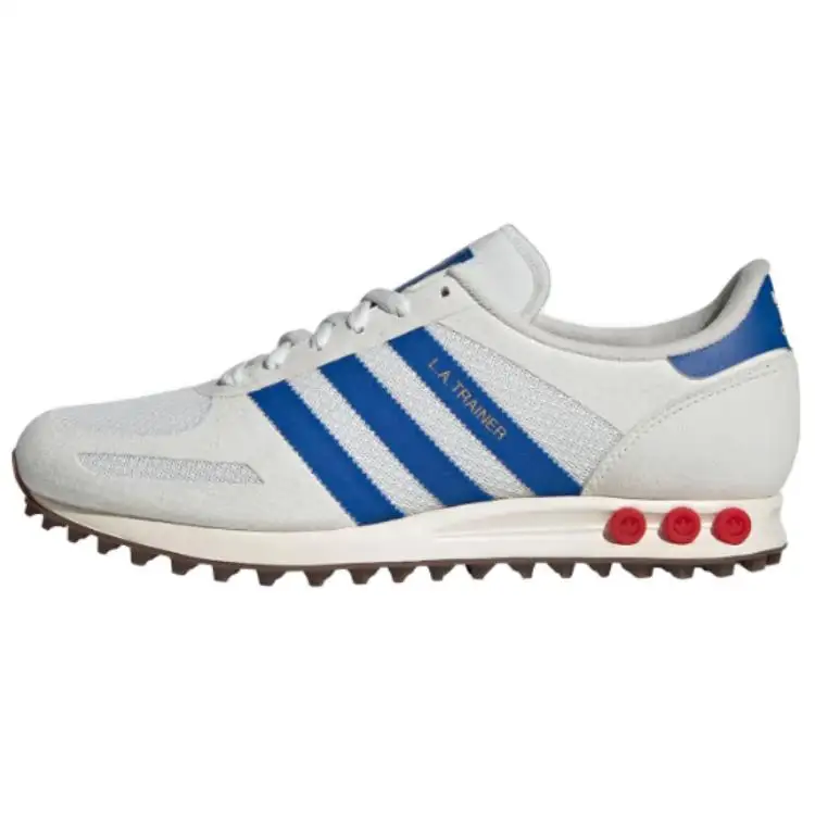 Adidas Originals LA Trainer Non slip Lightweight Low top Training Shoes Unisex White Blue