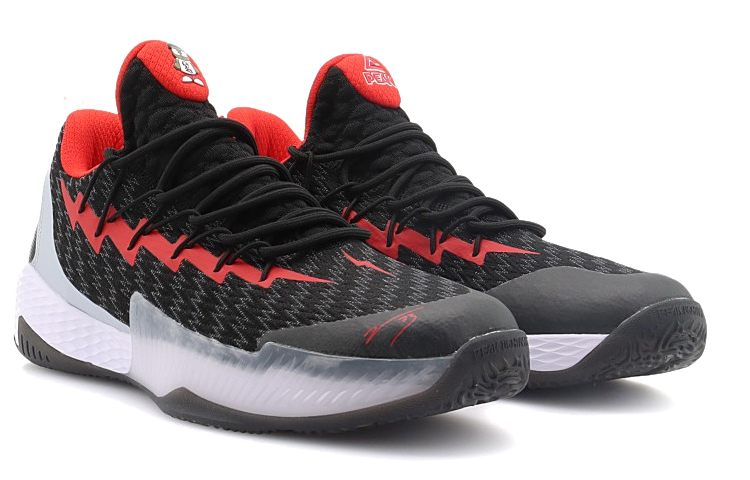 PEAK Lu Wei Fabric Slip Resistant, Abrasion Resistant, Breathable Low top Basketball Shoes Men’s