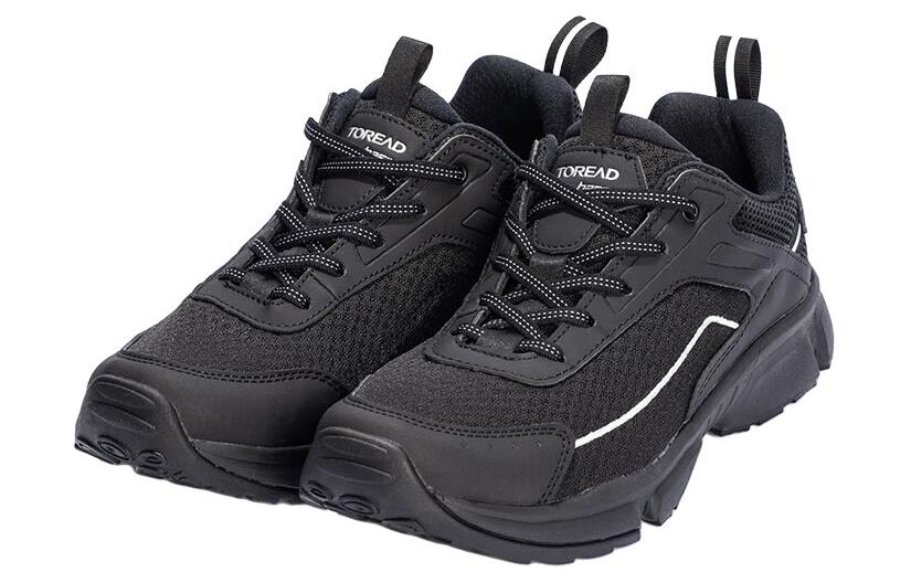 TOREAD Wear resistant And Lightweight Low top Hiking Shoes Men’s Black