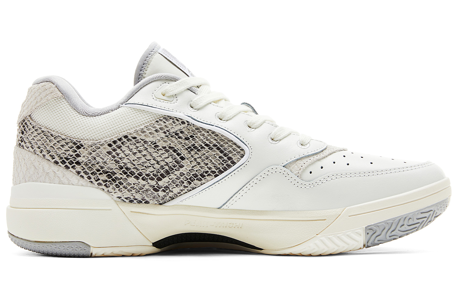 PEAK Taichi 910BB Cushioning Slip Resistant Abrasion Resistant Rebound Low top Vintage Basketball Shoes Men’s White
