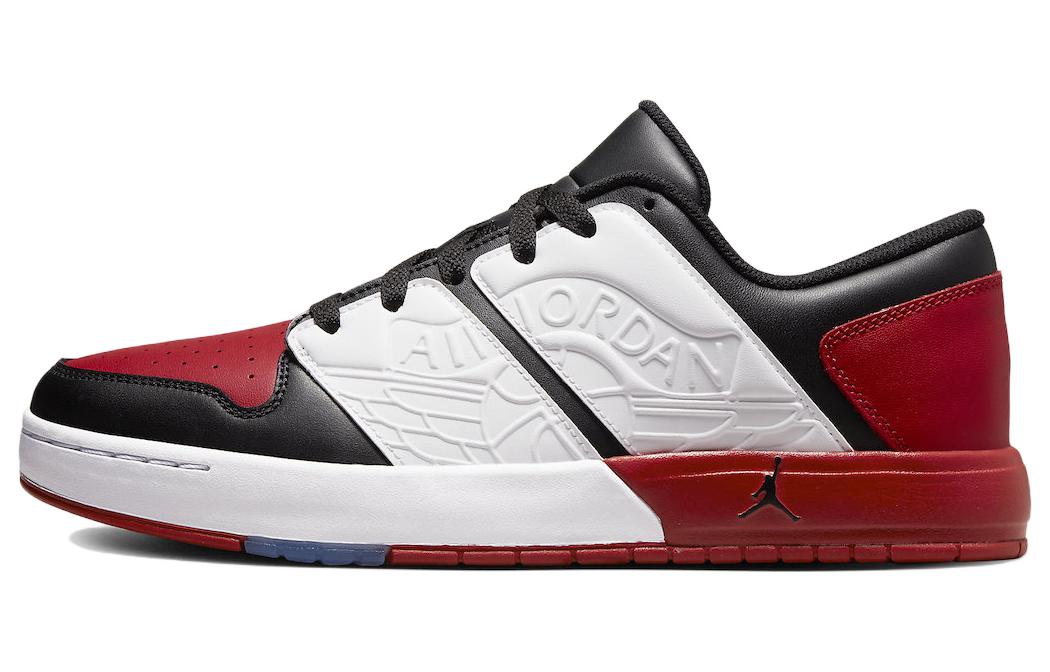 Мужские кроссовки Jordan Nu Retro 1 Low (черно-бело-красные)