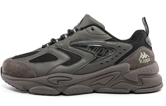 Kappa Back to Back Low top Chunky Sneakers Unisex Gray Black